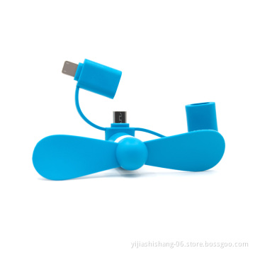 Promotion Gift Price 3in1 Micro Mobile Phones Handheld Mist Portable Cooling Flexible Usb Cellphone Small Mini Fans For iPhone